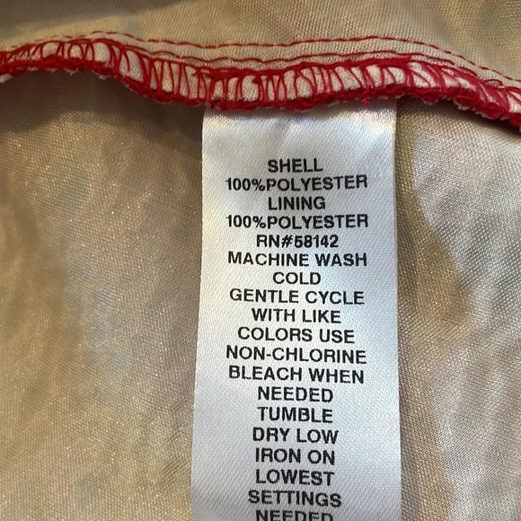 Maggy London Red Eyelet Dress - Picture 6 of 6